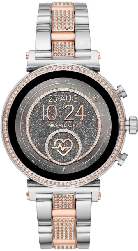 michael kors smartwatch sofie silver